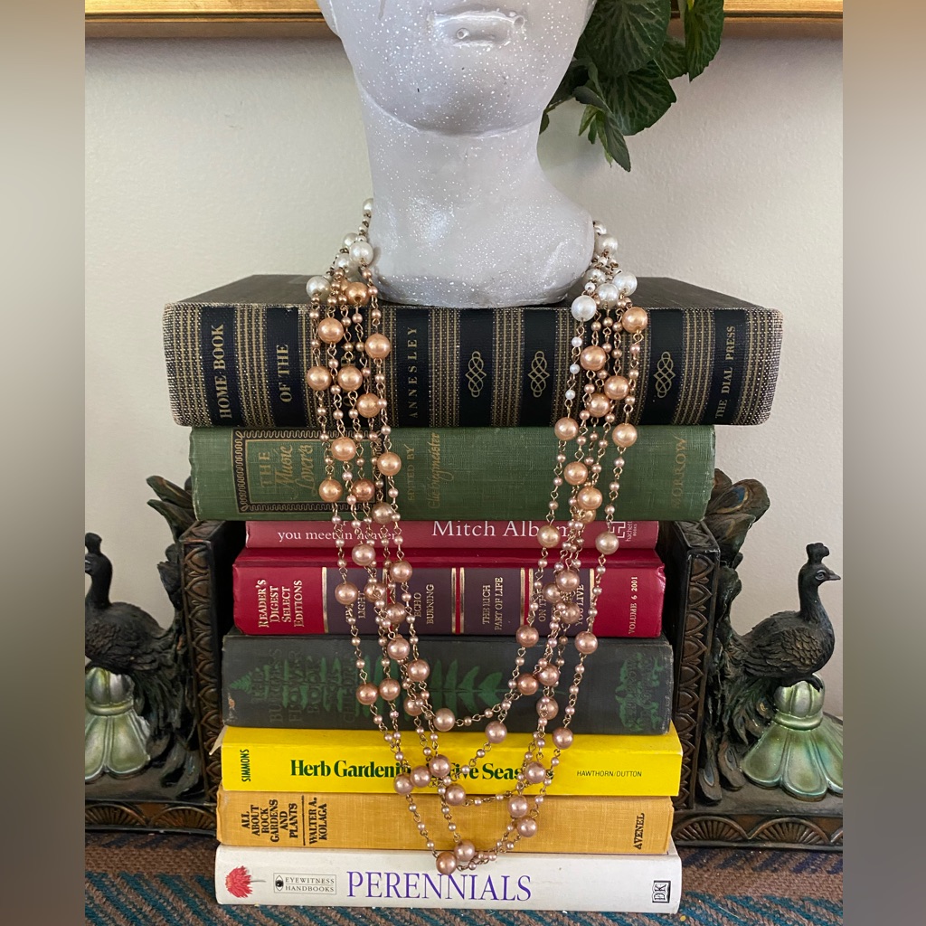 Vintage Multi-Strand Faux Pearl Necklace